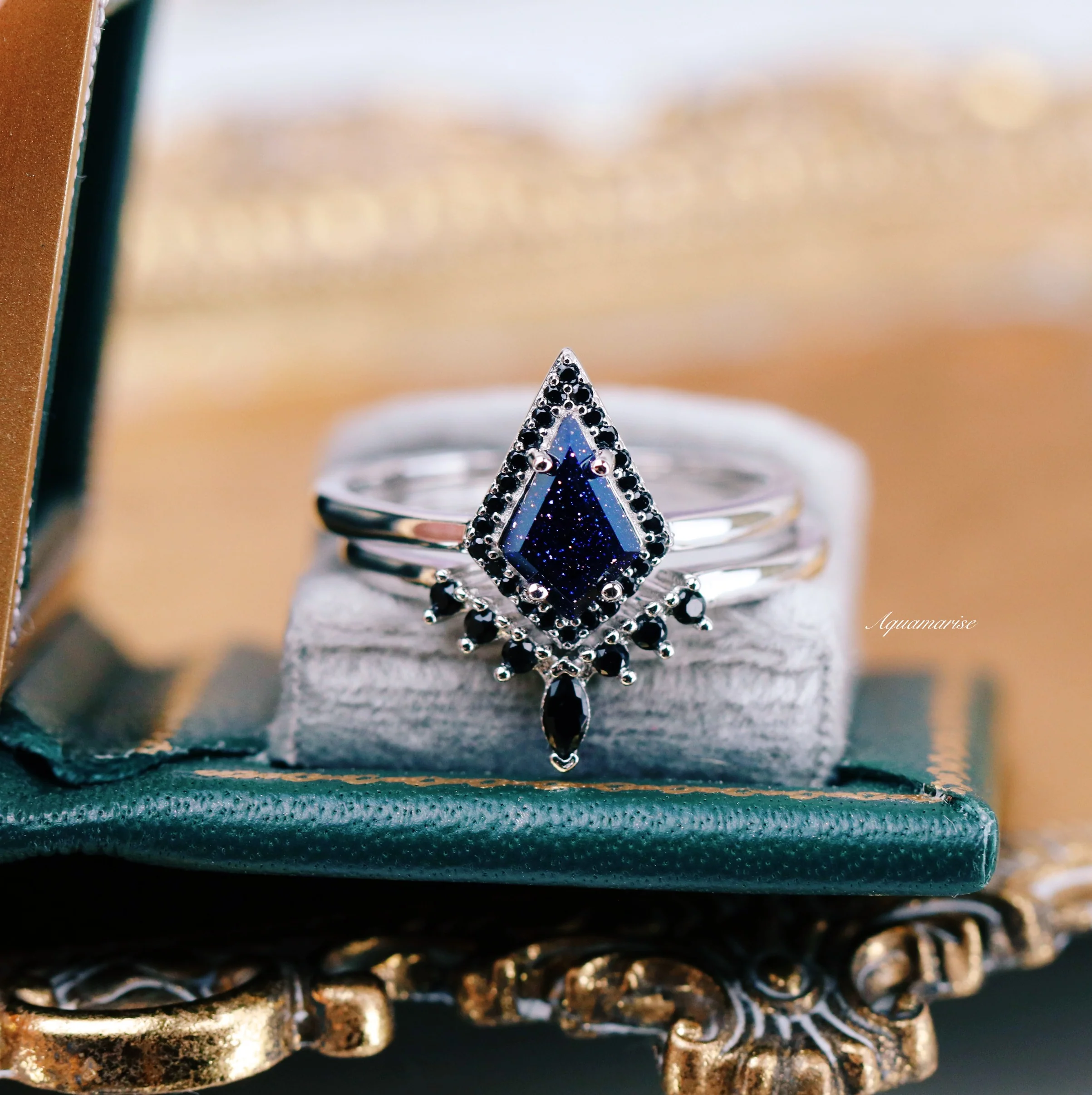 Starry Night Couples Ring Set - Image 7