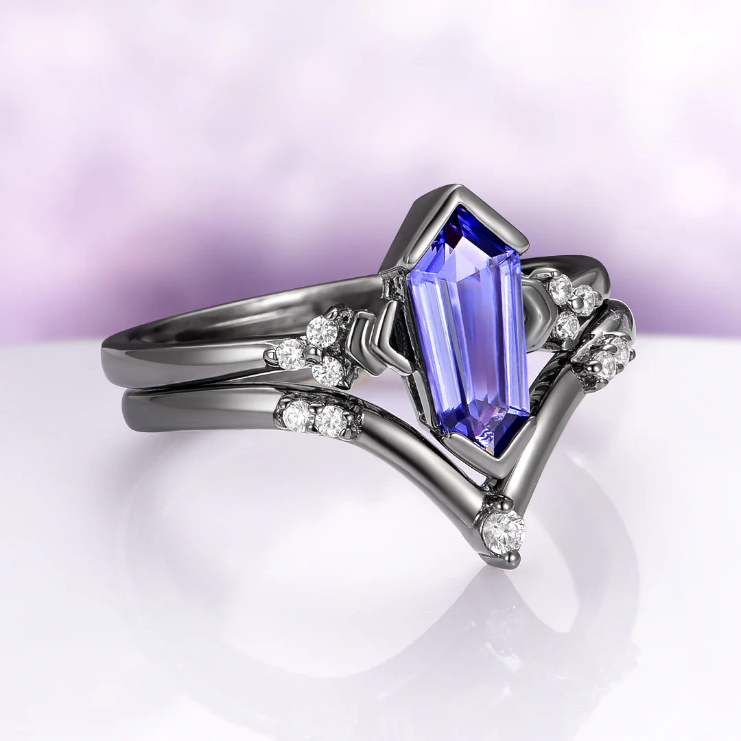 Orion Nebula™ & Tanzanite Couples Ring Set - Image 6