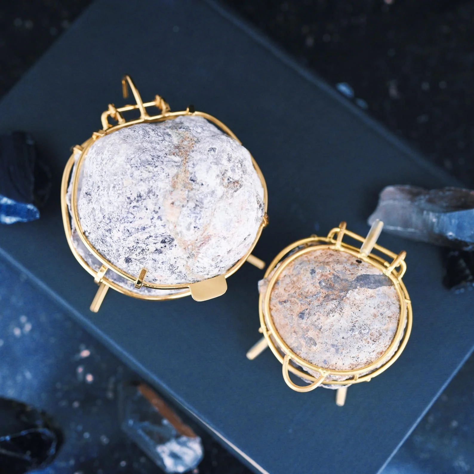 Geode Ring Box - Crystal Engagement Ring Holder for Proposal or Keepsake - Image 4