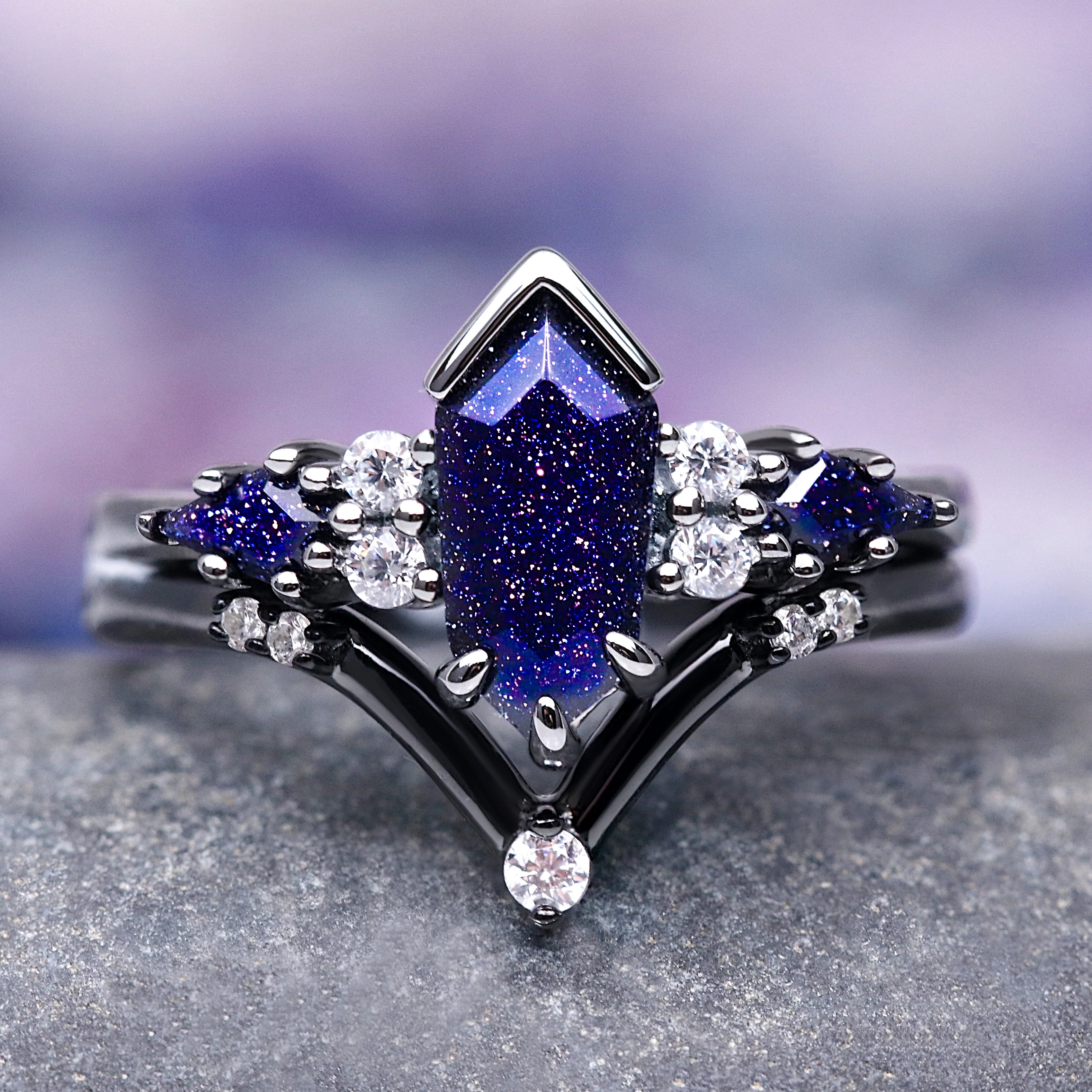 Starry Night™ Couples Ring Set - Image 4