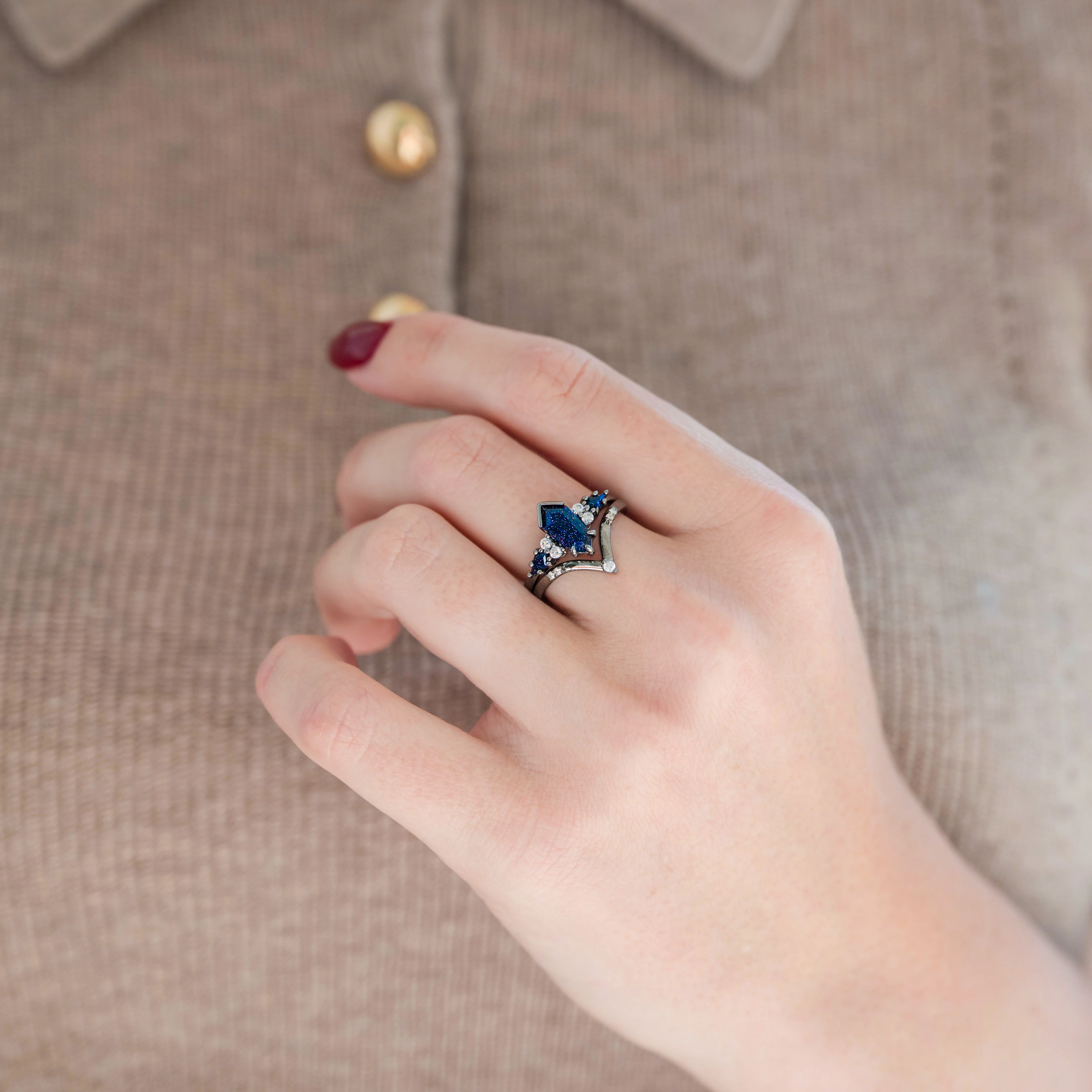 Starry Night™ Couples Ring Set - Image 6