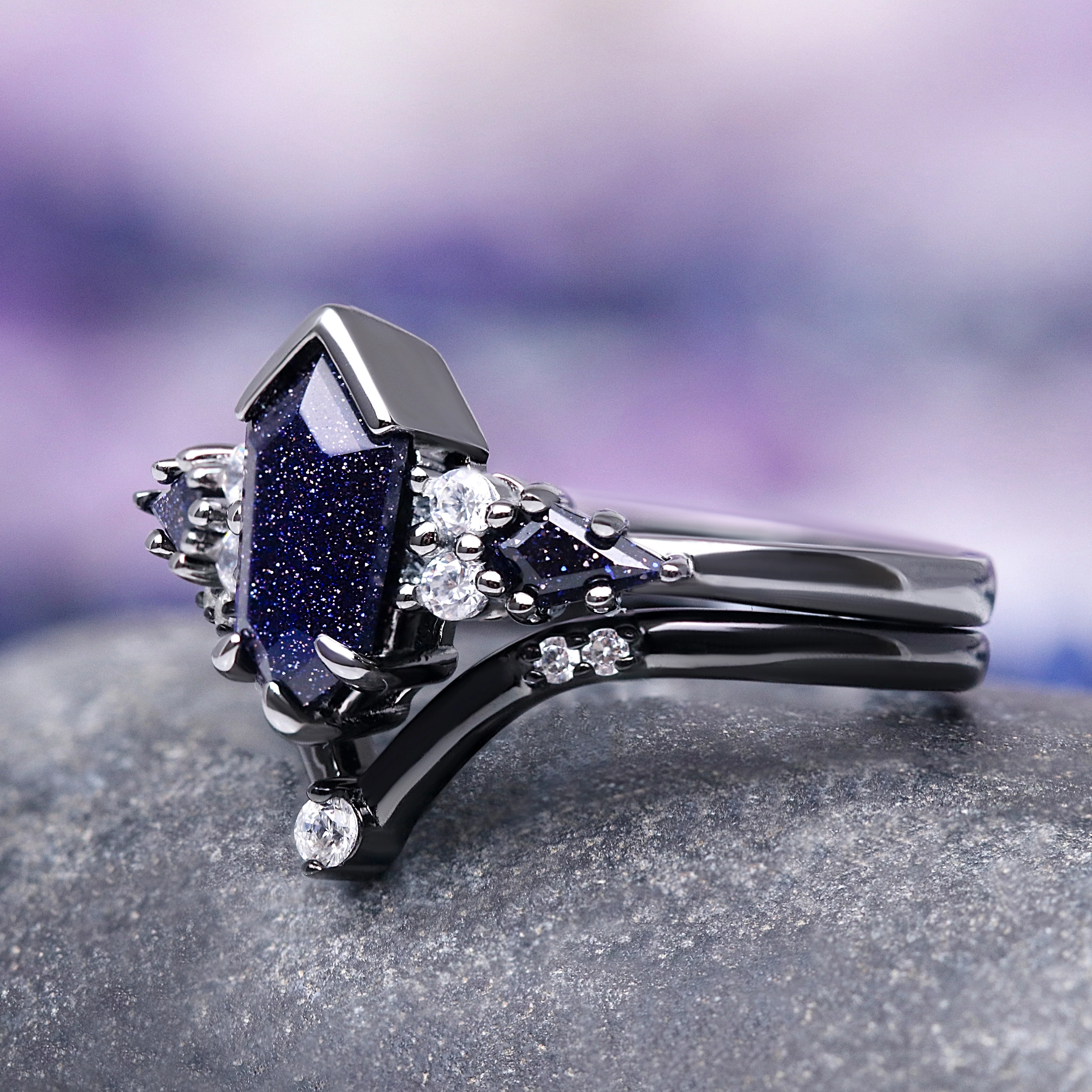 Starry Night™ Couples Ring Set - Image 7