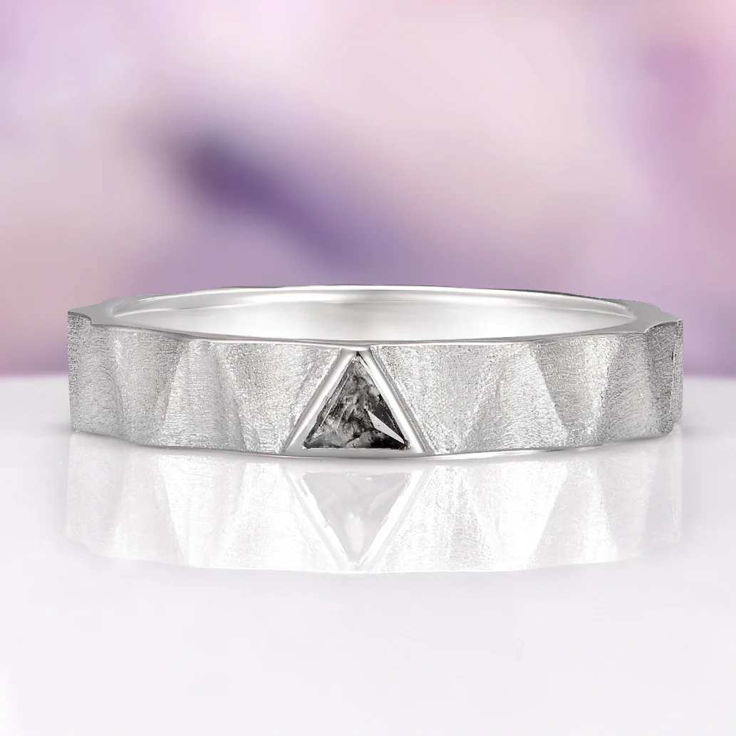 Galaxy Herkimer Diamond Couples Ring Set - Image 5
