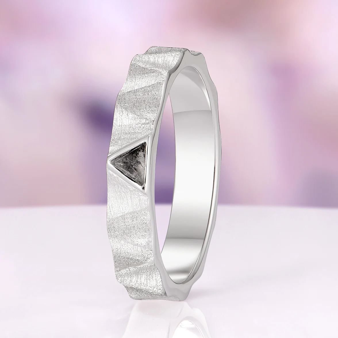 Galaxy Herkimer Diamond Couples Ring Set - Image 6