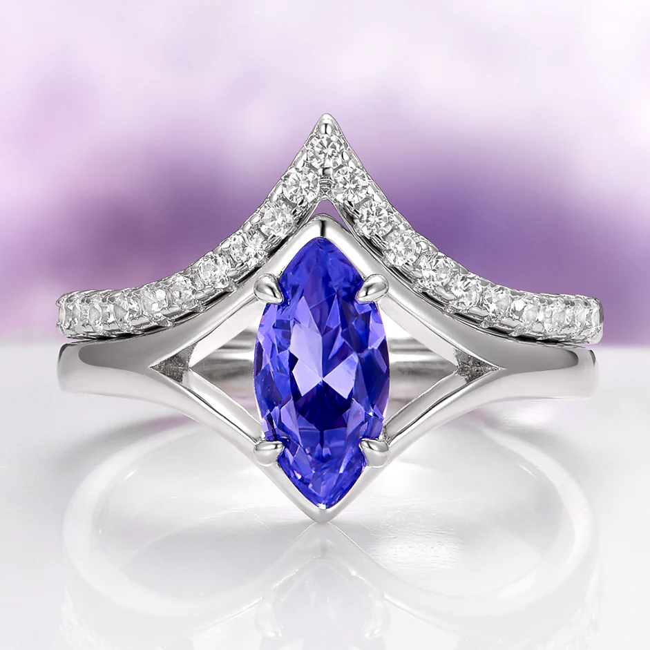 Orion Nebula™ & Tanzanite Couples Ring Set - Image 3