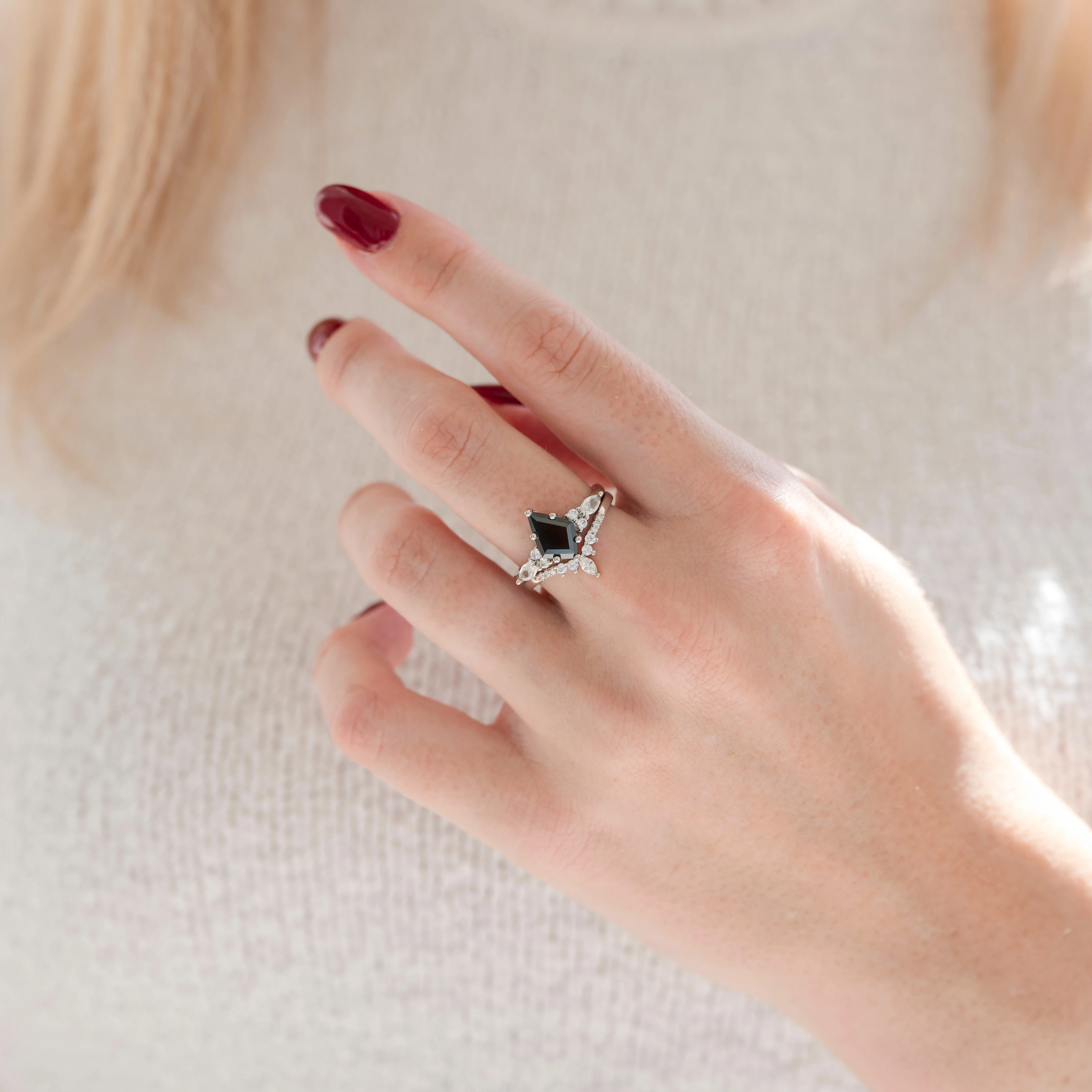 Skye Kite® Black Onyx Couples Ring Set - Image 5