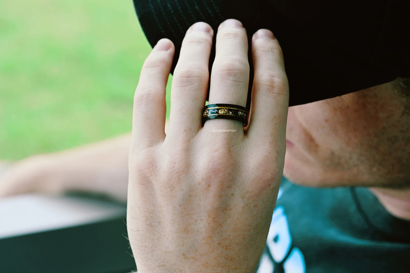 Skye Kite® Galaxy Herkimer Diamond & Meteorite Couples Ring Set - Image 11