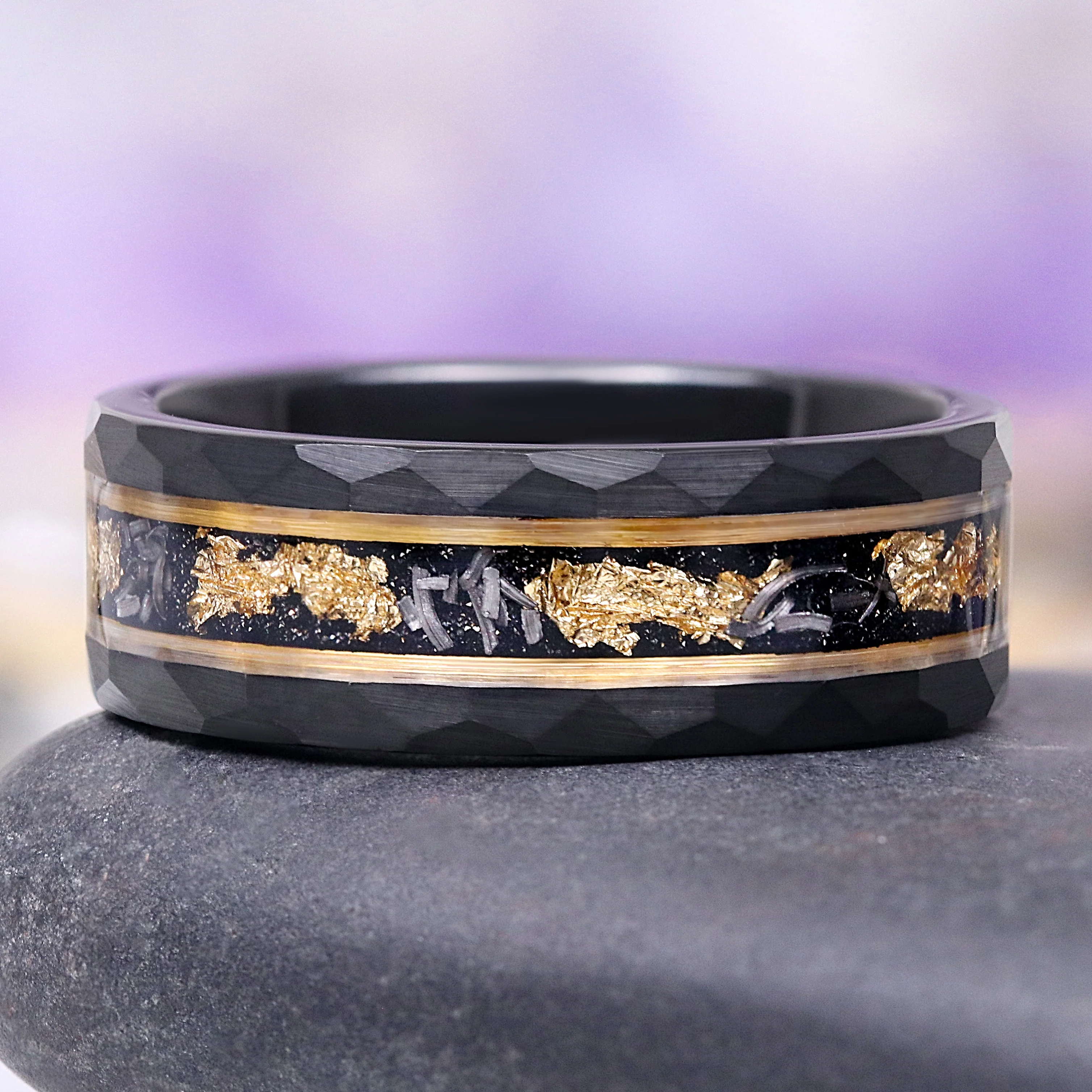 Skye Kite® Galaxy Herkimer Diamond & Meteorite Couples Ring Set - Image 3