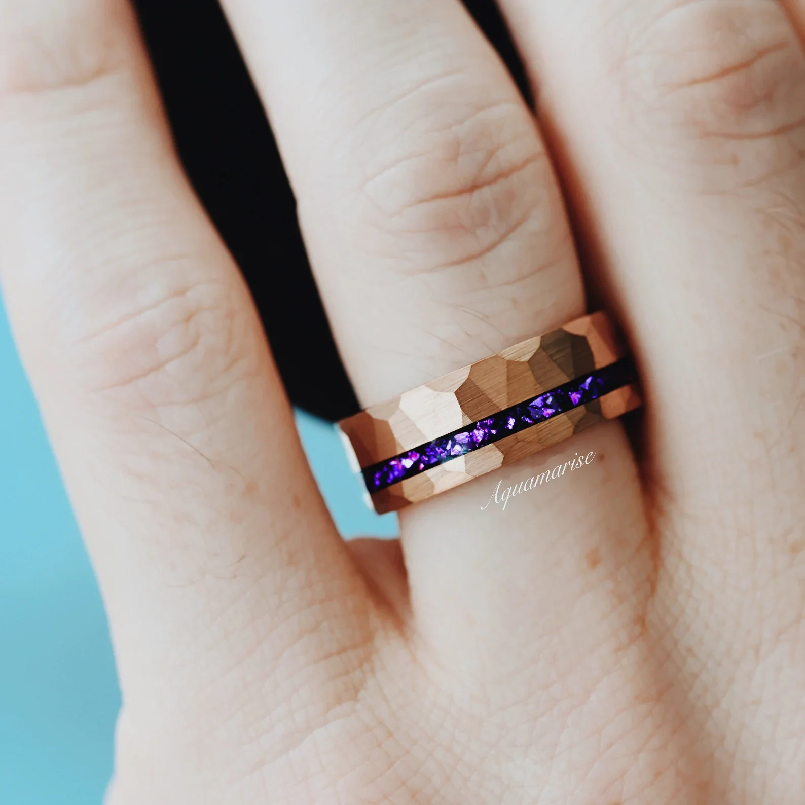 Skye Kite® Natural Amethyst Couples Ring Set - Image 6