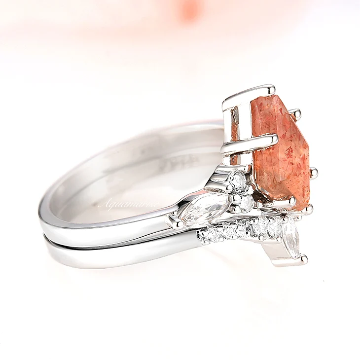 Skye Kite® Natural Sunstone Ring Set in Sterling Silver - Image 8