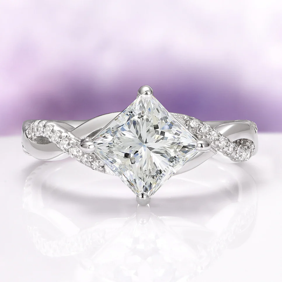 Sophia Lab-Grown Diamond Engagement Ring in 14K White Gold (IGI Certified)