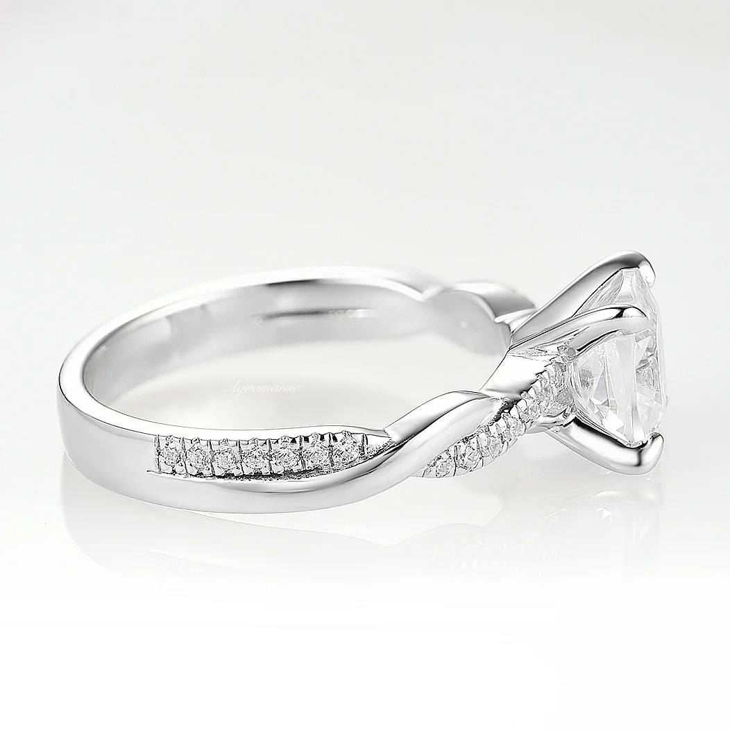 Sophia Lab-Grown Diamond Engagement Ring in 14K White Gold (IGI Certified) - Image 3