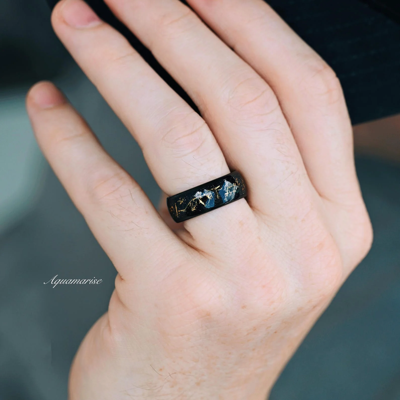 Stardust Couples Ring Set - Image 6