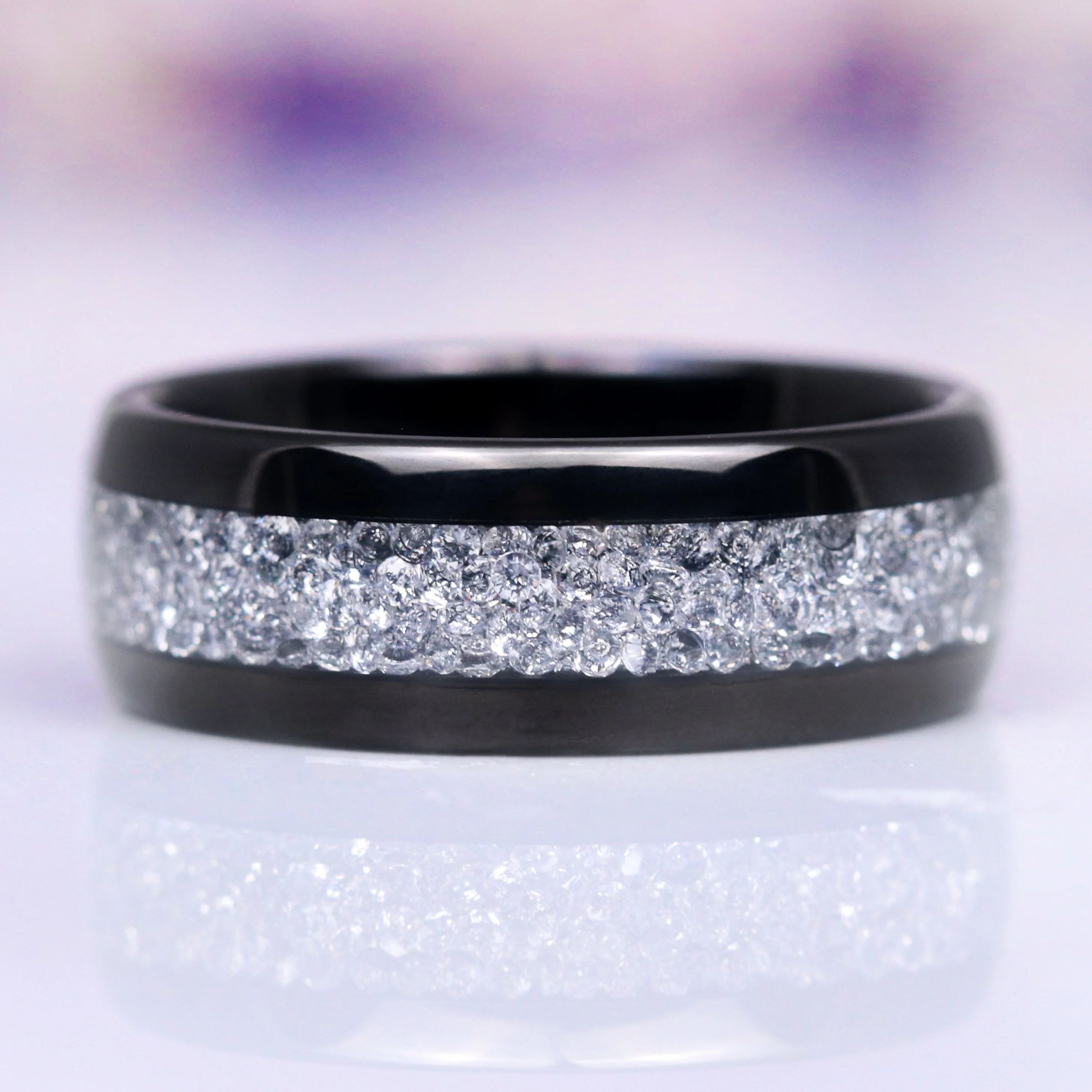 Starlux Crushed Diamond Couples Ring Set - Image 6