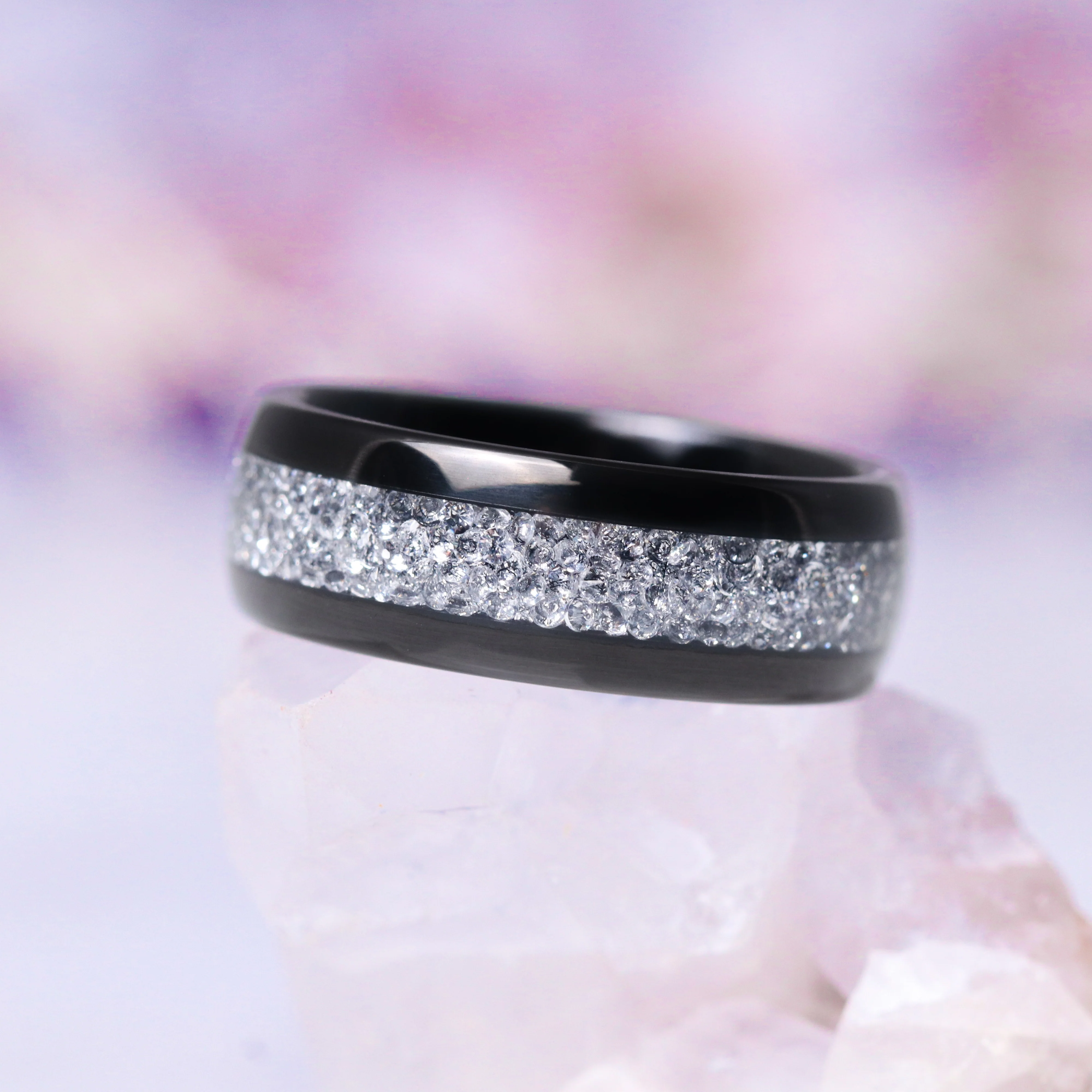 Starlux Crushed Diamond Couples Ring Set - Image 3