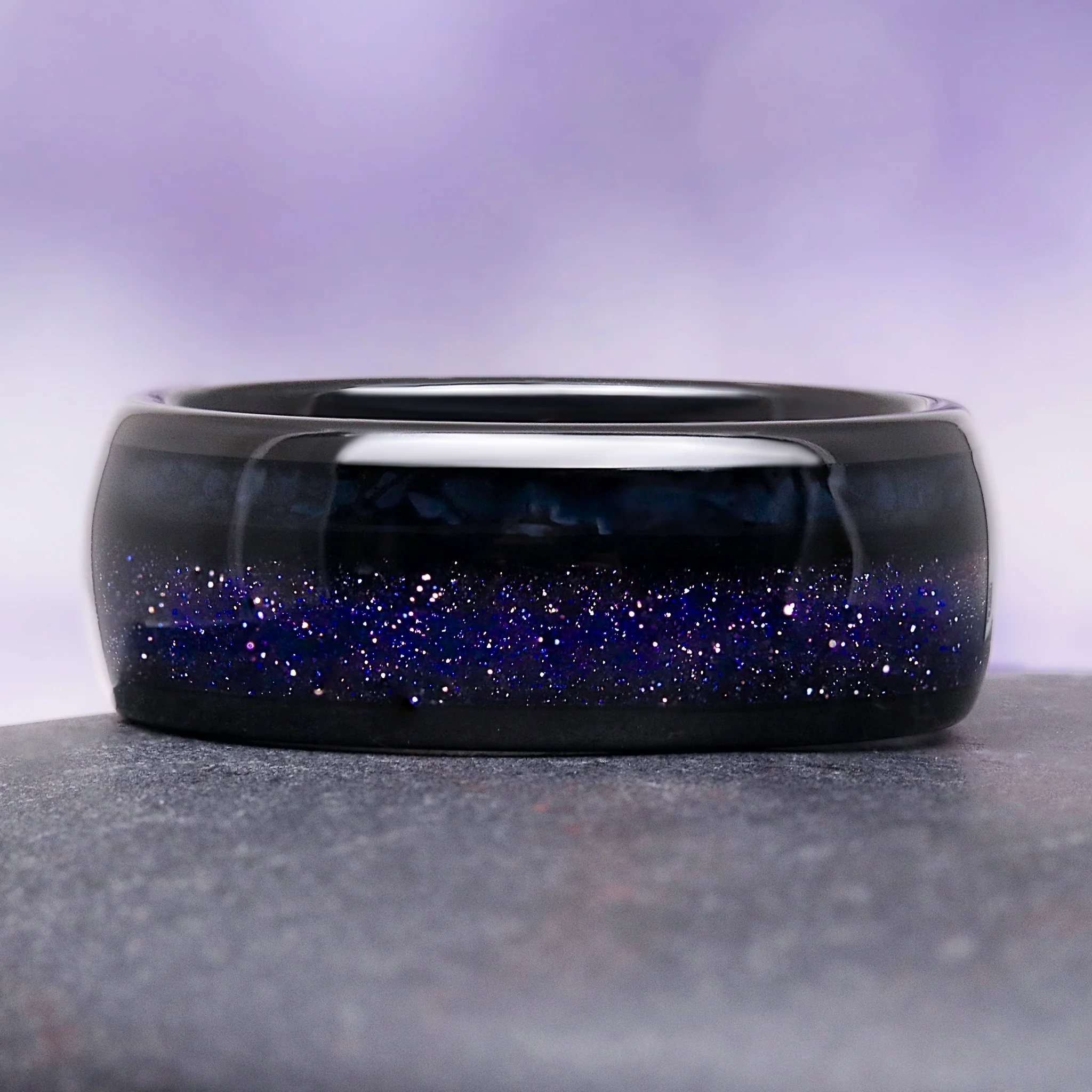 Starry Night™ Geometric Couples Ring Set - Image 2