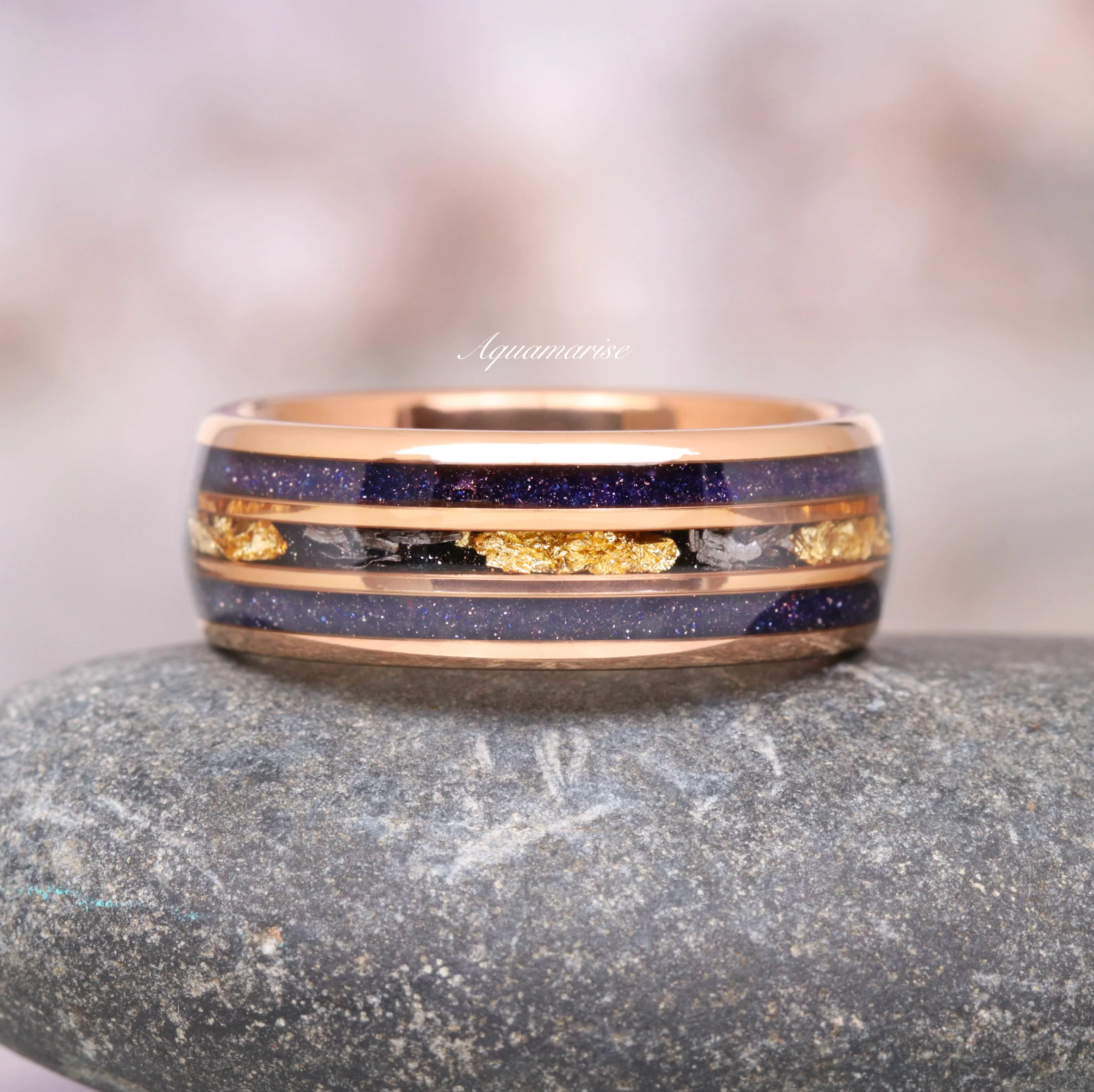 Starry Night Couples Ring Set - Image 2